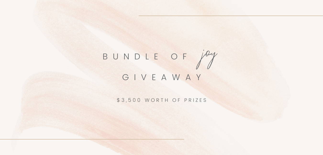 Bundle of JOY Giveaway! Saranoni